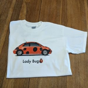 Volkswagen New Beetle Lady Bug T-Shirt Unisex